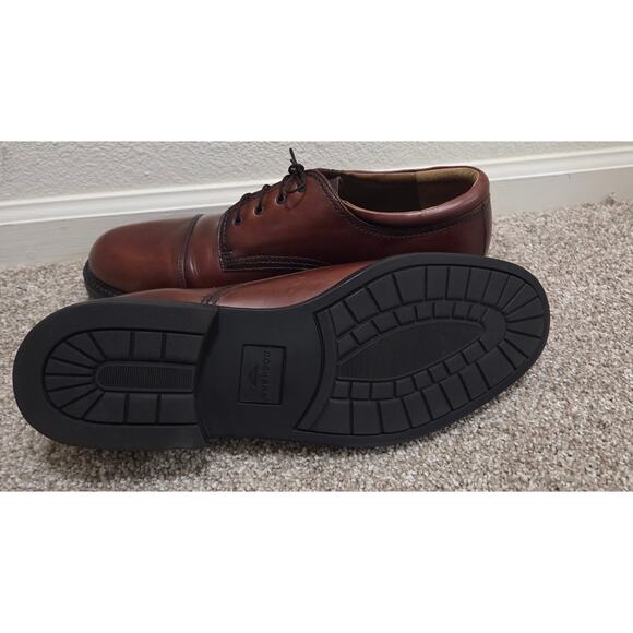 Dockers Red Brown Leather Cap Toe Oxford Dress Shoes Men\'s Size 16M main image 6